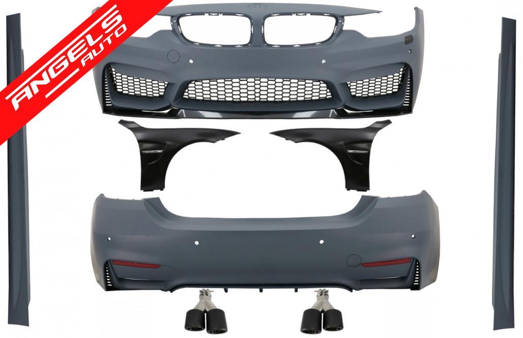Pachet Exterior Complet compatibil cu BMW Seria 4 F32 F33 (2013-up) M4 Look