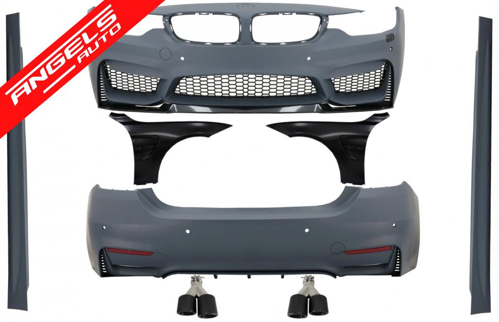Pachet Exterior Complet compatibil cu BMW F32 F33 (2013+) M4 Look Aripi Laterale