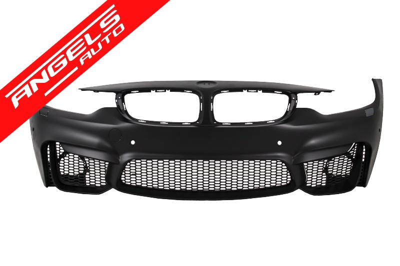 Pachet Exterior Complet compatibil cu BMW F32 F33 Look cu Aripi Laterale si Capota - imagine 2