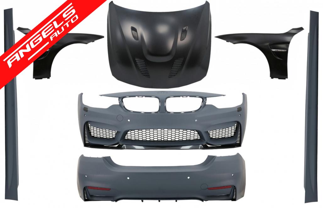 Pachet Exterior Complet compatibil cu BMW F32 F33 (2013-up) M4 Design cu Capota