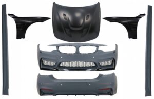 Kit Exterior Full compatibil cu BMW F32 F33 (2013-2017) M4 Look cu Capota si Aripi