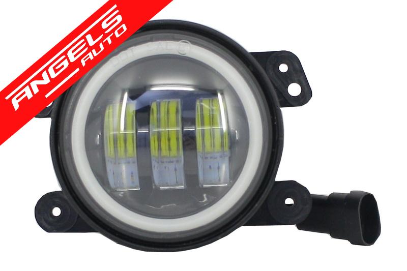 Proiectoare Ceata Full LED CREE Dublu compatibile cu Jeep Wrangler JK (2007-up) - imagine 2