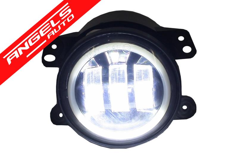 Proiectoare Ceata Full LED CREE Dublu compatibile cu Jeep Wrangler JK (2007-up) - imagine 4