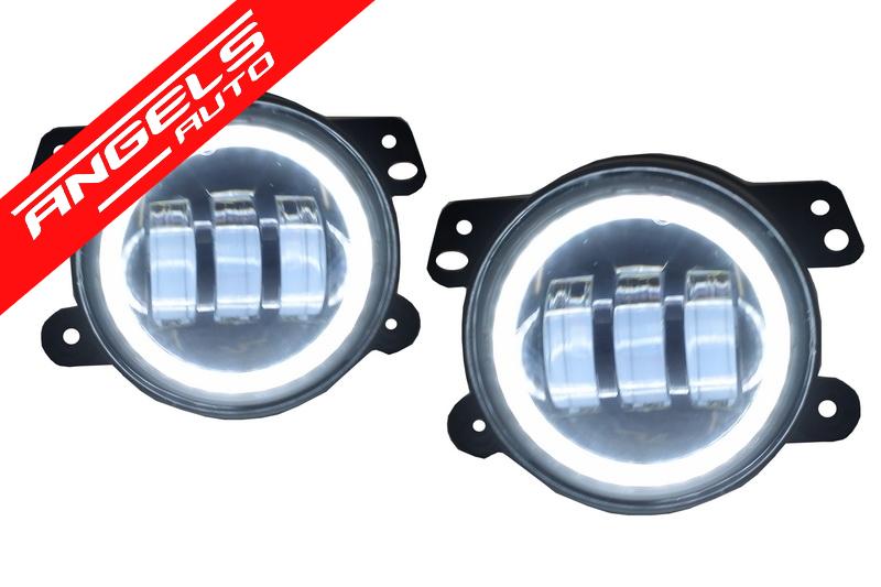 Proiectoare Ceata Full LED CREE Dublu compatibile cu Jeep Wrangler JK (2007-up) - imagine 5