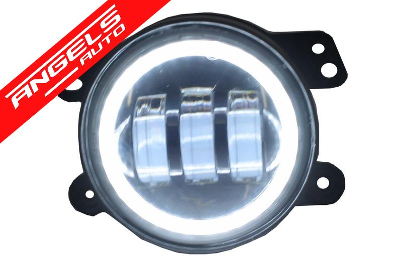 Proiectoare Ceata Full LED CREE Dublu compatibile cu Jeep Wrangler JK (2007-up) - imagine 6