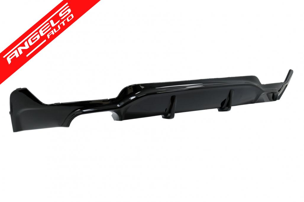 Prelungire Bara Fata cu Difuzor Bara Spate compatibila cu BMW F32 F33 F36 (2013-up) - imagine 6