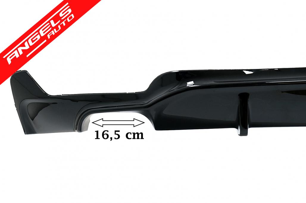 Prelungire Bara Fata cu Difuzor Bara Spate compatibila cu BMW F32 F33 F36 (2013-up) - imagine 7