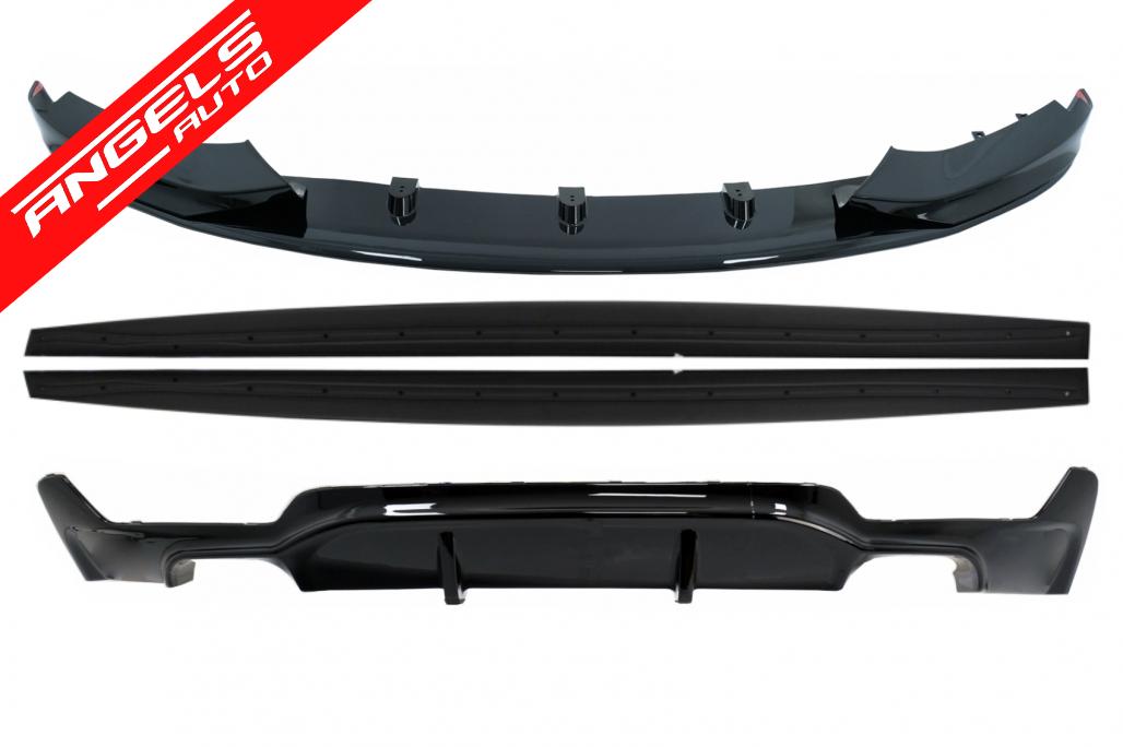 Prelungire Bara Fata compatibila cu BMW F32 F33 F36 (2013+) M-Performance Negru
