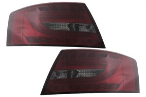 Stopuri LED compatibile cu Audi A6 C6 Sedan 7PIN (04.2004-2008) Rosu Fumuriu