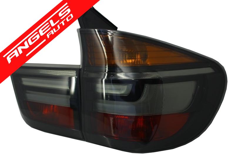 Stopuri LED compatibile cu BMW X5 E70 (2007-2010) Fumuriu - imagine 7