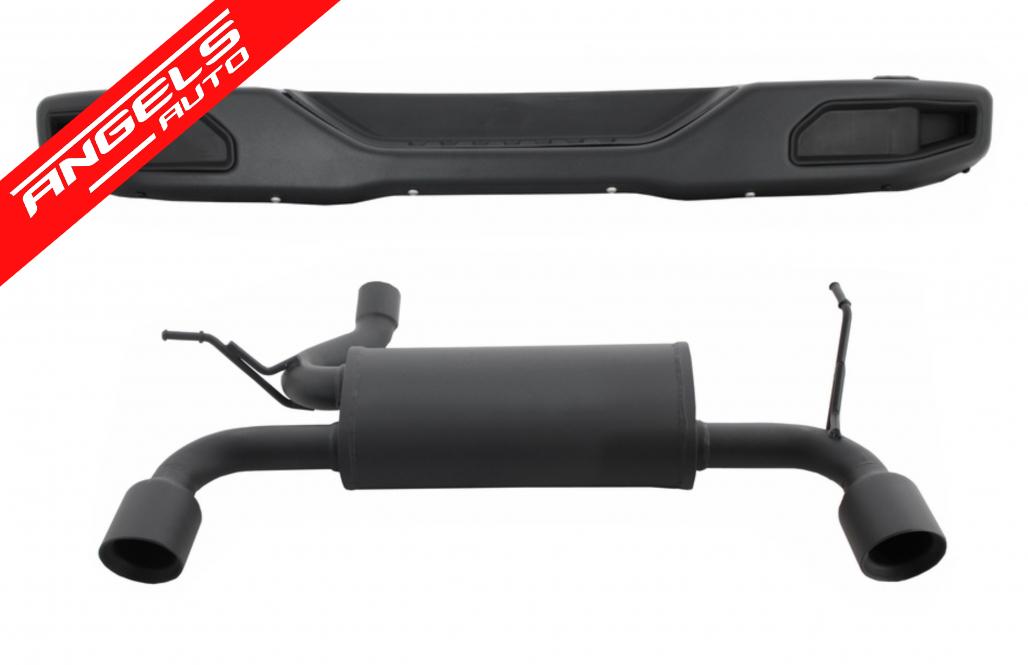 Bara Spate si Sistem evacuare dubla compatibile cu Jeep Wrangler Rubicon JK (2007+)
