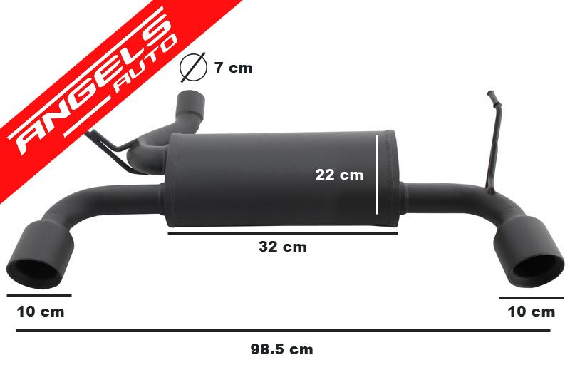 Bara Spate si Sistem evacuare dubla compatibile cu Jeep Wrangler Rubicon JK (2007+) - imagine 6
