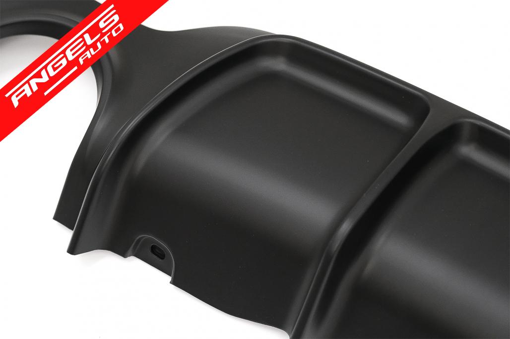 Difuzor Bara Spate Cu Evacuare Dubla compatibil cu BMW F32 F33 F36 (2013-up) Negru - imagine 4
