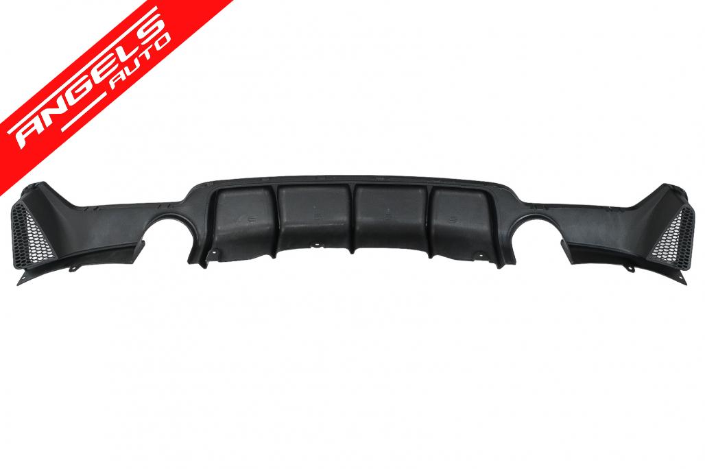 Difuzor Bara Spate Cu Evacuare Dubla compatibil cu BMW F32 F33 F36 (2013-up) Negru - imagine 5