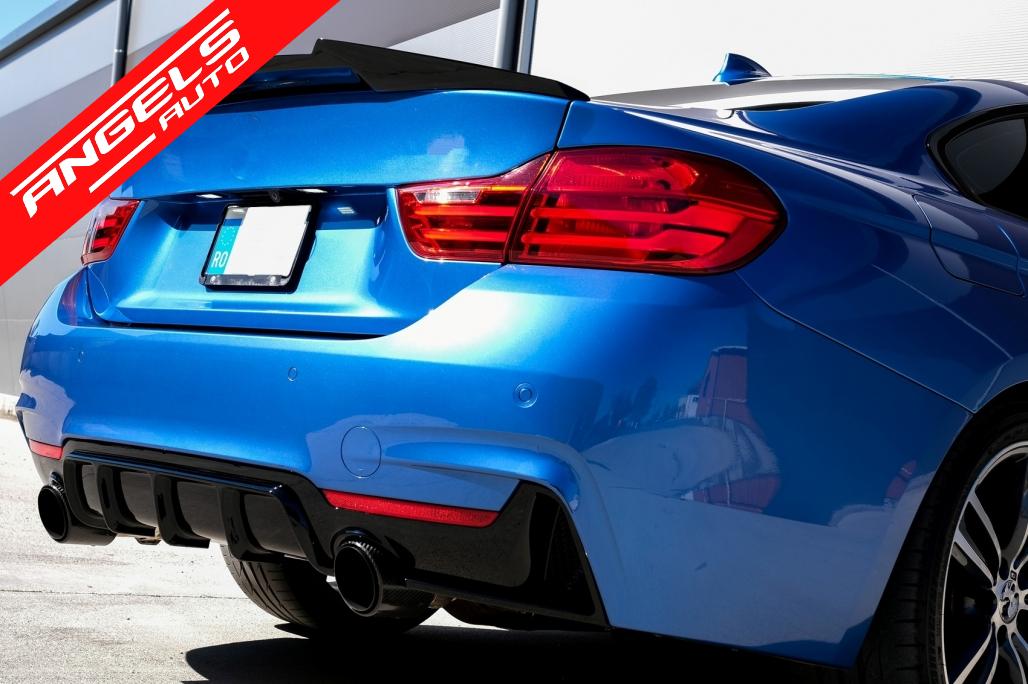 Difuzor Cu Evacuare Dubla compatibil cu BMW Seria 4 F32 F33 F36 (2013-up) - imagine 6
