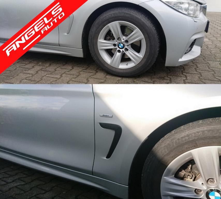 Grile Aripi Laterale compatibile cu BMW 4 Series F32 F33 F36 (2013-up) Negru Lucios - imagine 6