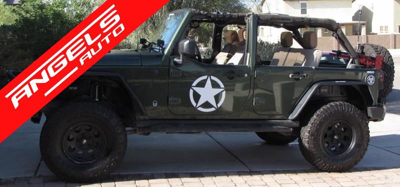 Sticker Stea ALB Universal compatibil cu Jeep, SUV, sau alte Autoturisme - imagine 6