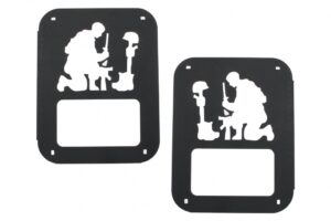 Ornament Protectie Stopuri compatibil cu Jeep Jk Wrangler (2007-2017) Army Look