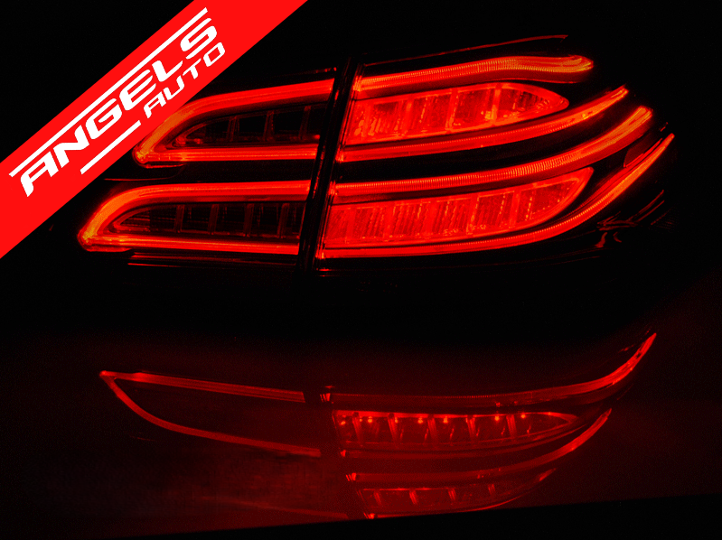 Stopuri LED compatibile cu Mercedes M-Class W166 (2011-2015) Rosu Alb - imagine 3