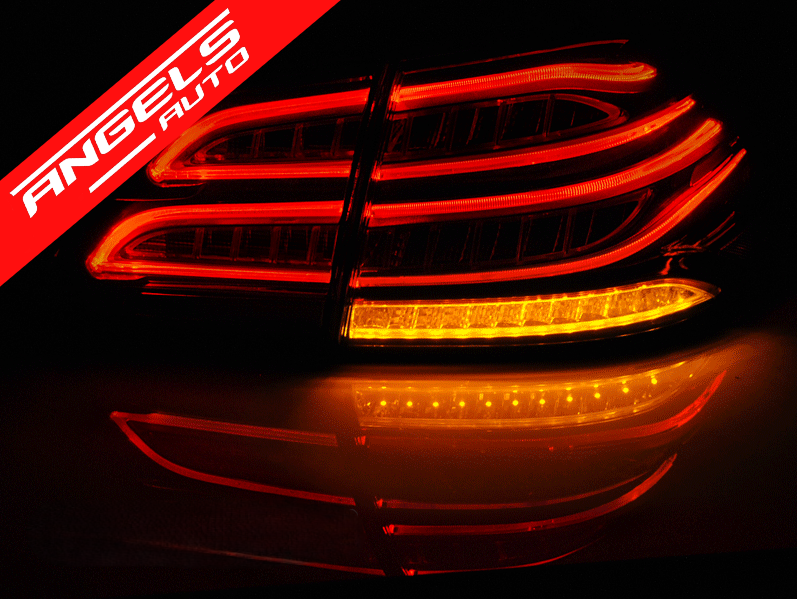 Stopuri LED compatibile cu Mercedes M-Class W166 (2011-2015) Rosu Alb - imagine 5