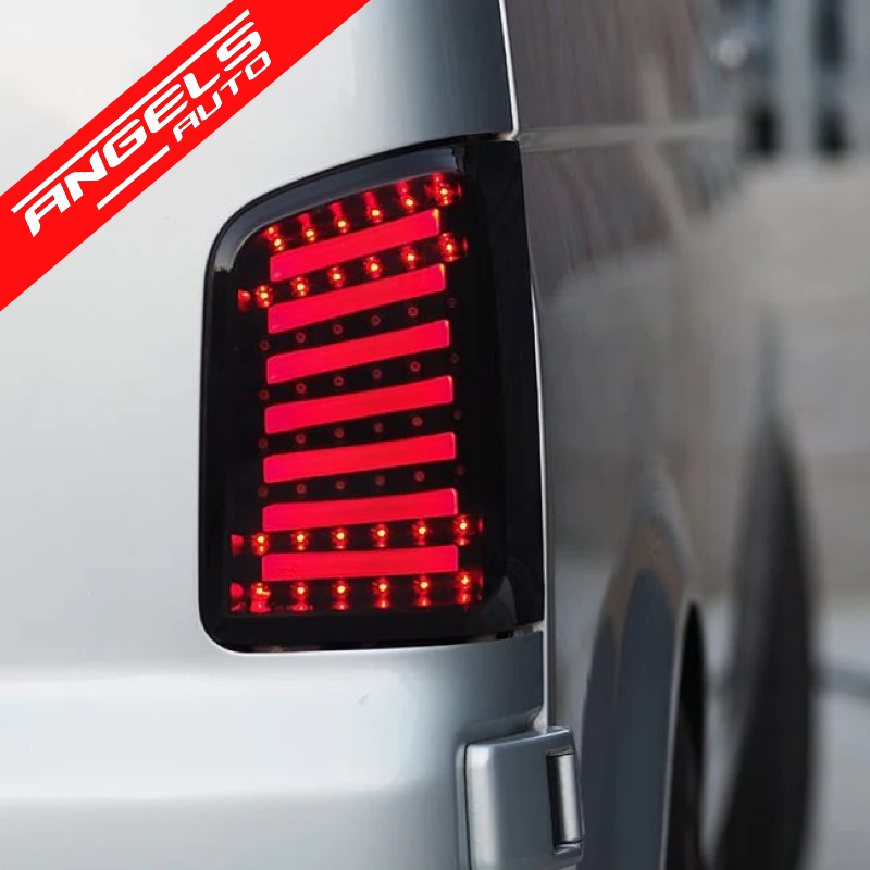 Stopuri LED compatibile cu VW T5 Transporter (04.2003-2009)/(2010-2015) Negru Fumuriu - imagine 4