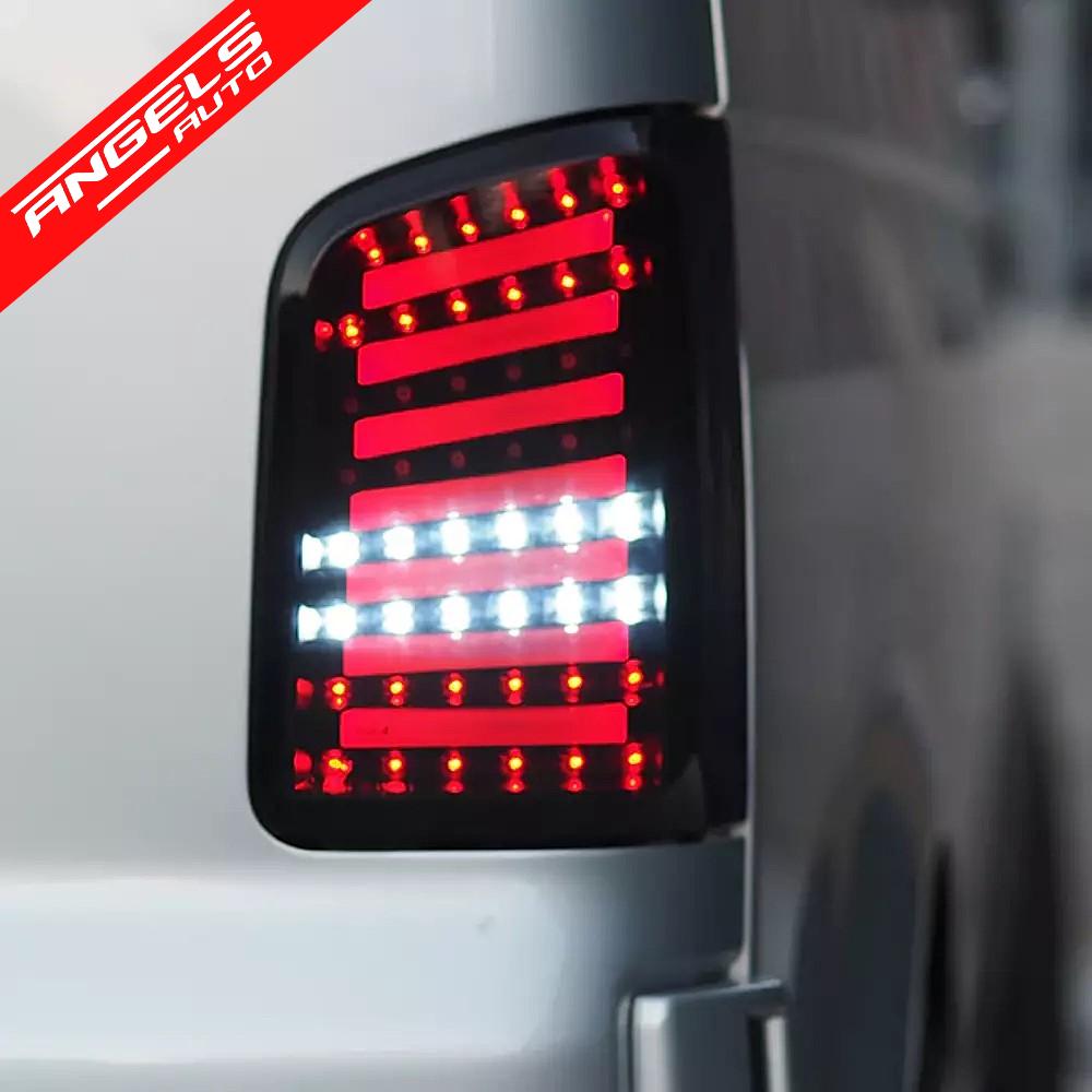 Stopuri LED compatibile cu VW T5 Transporter (04.2003-2009)/(2010-2015) Negru Fumuriu - imagine 6