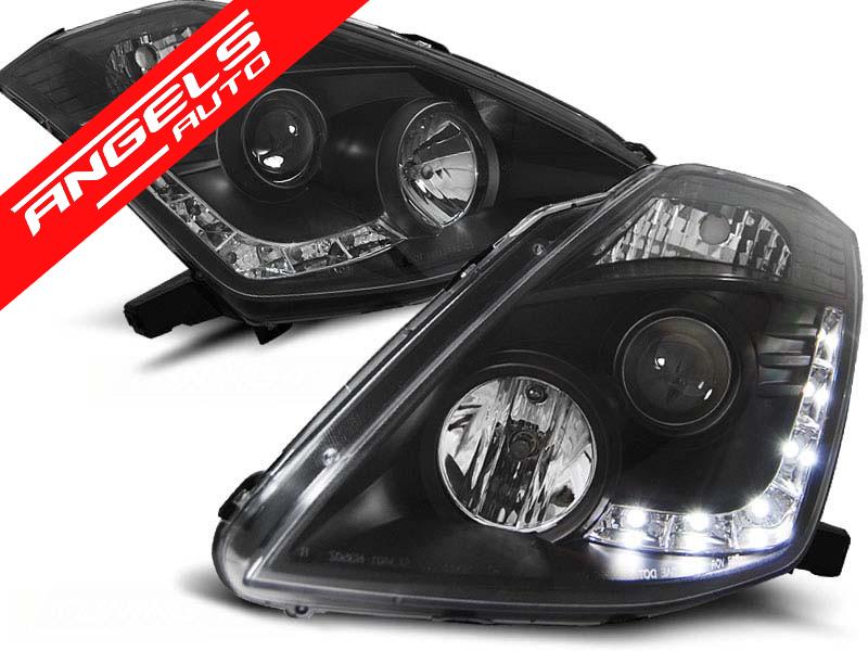 Faruri LED compatibile cu Nissan 350Z 2003-2005 D2S Negru - imagine 2