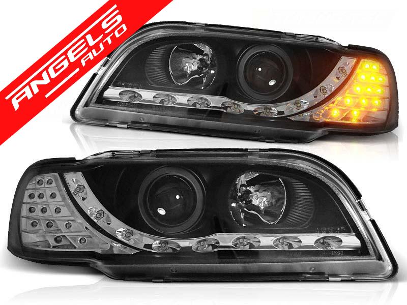 Faruri LED compatibile cu Volvo S40 V40 1996-2000 Negru Semnal LED - imagine 2