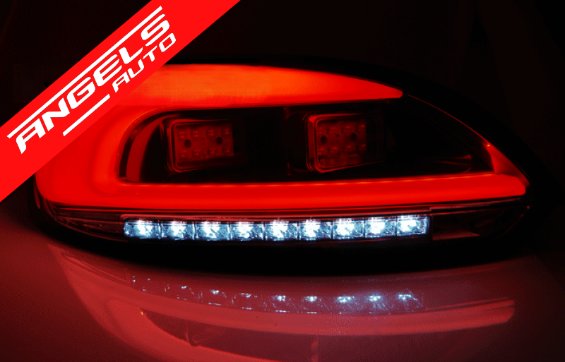 Stopuri LED Bar compatibile cu VW SCIROCCO III (2008-04.2014) Rosu Alb - imagine 4