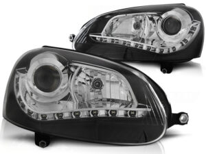 Faruri XENON D2S compatibile cu VW Golf 5 (2003-2007) Negru