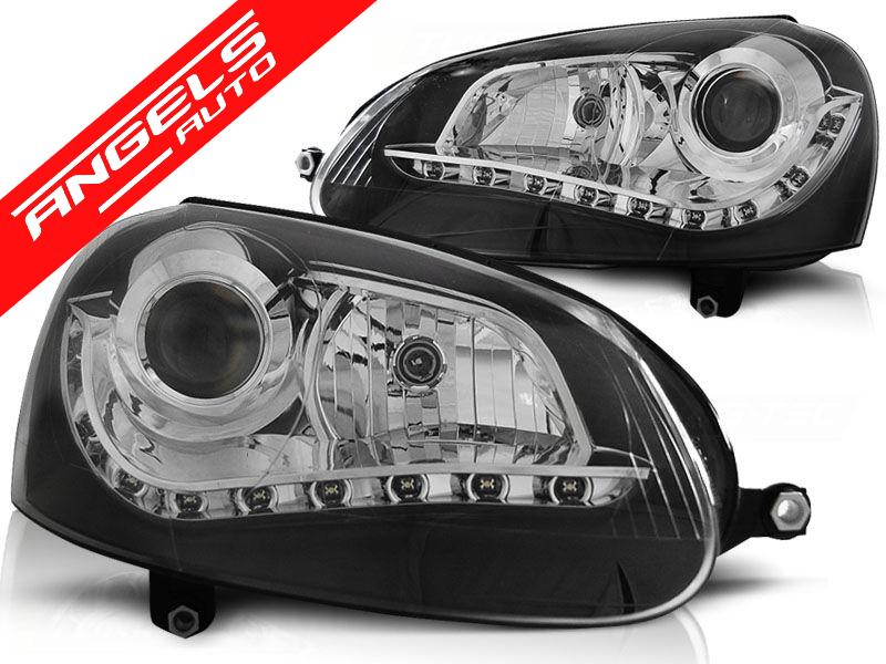 Faruri XENON D2S compatibile cu VW Golf 5 (2003-2007) Negru