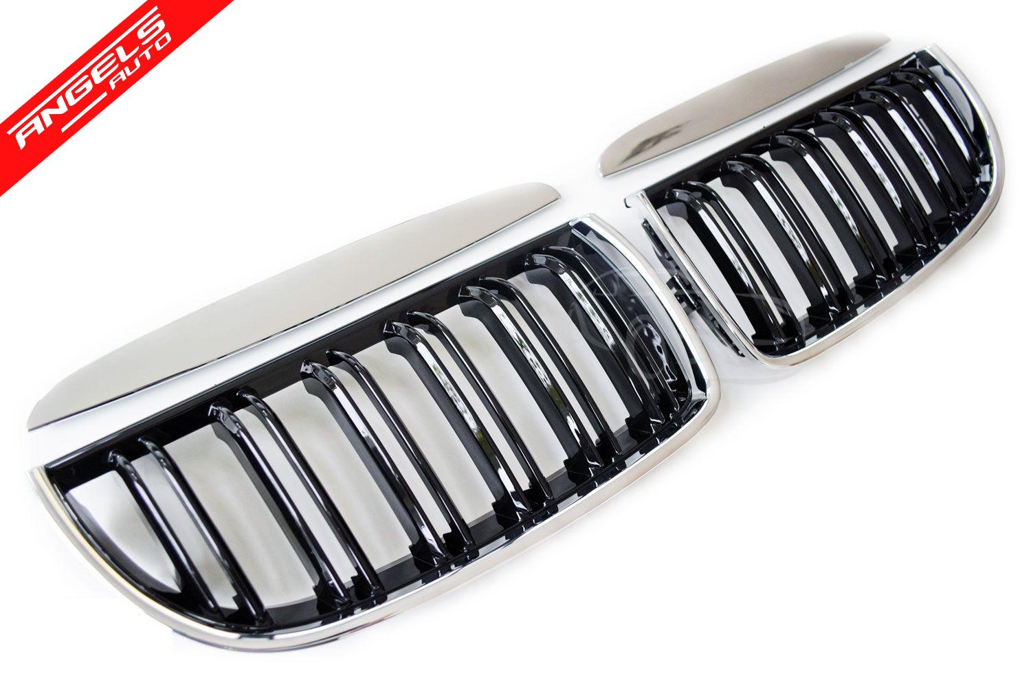 Grila dubla crom compatibila cu BMW Seria 3 E90 E91