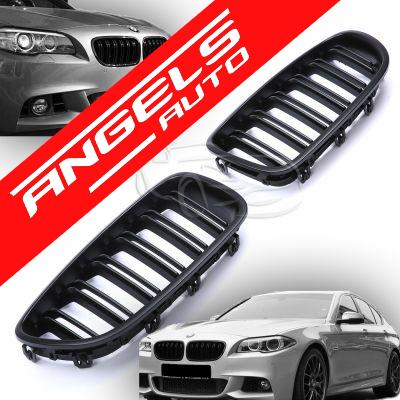 Grile Duble Sport compatibile cu BMW Seria 5 F10 F11 Negru Mat - imagine 3