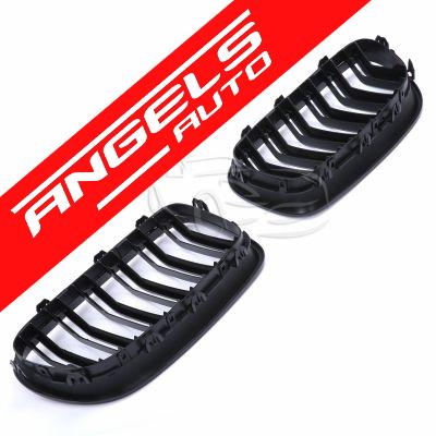 Grile Duble Sport compatibile cu BMW Seria 5 F10 F11 Negru Mat - imagine 2