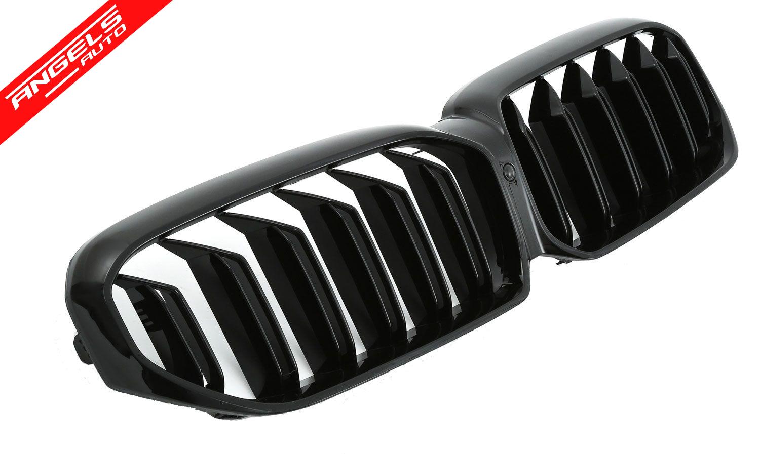 Grile Duble compatibile cu BMW Seria 5 G30 LCI (2019-up) Design Piano Black - imagine 3