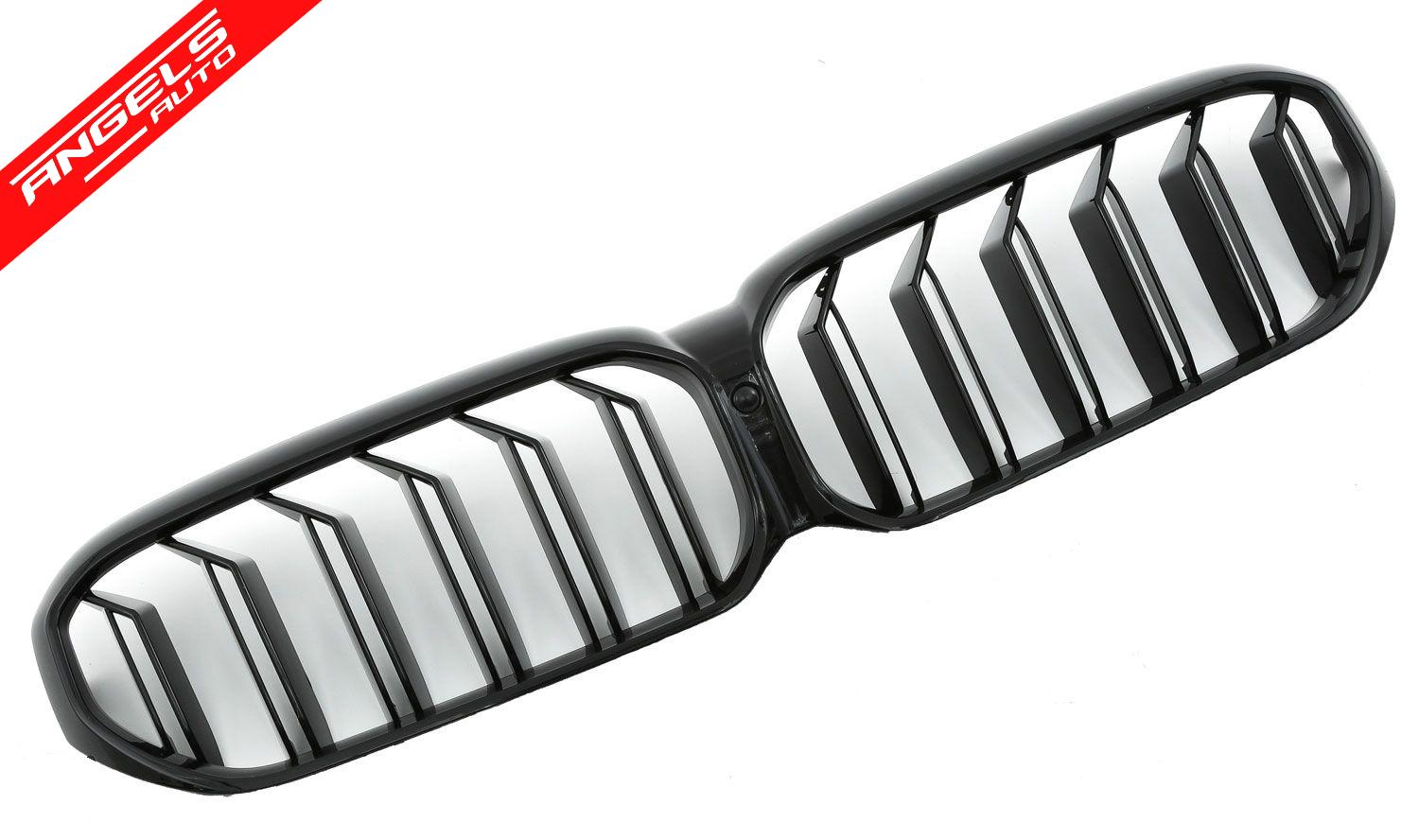 Grile Duble compatibile cu BMW Seria 5 G30 LCI (2019-up) Design Piano Black - imagine 4