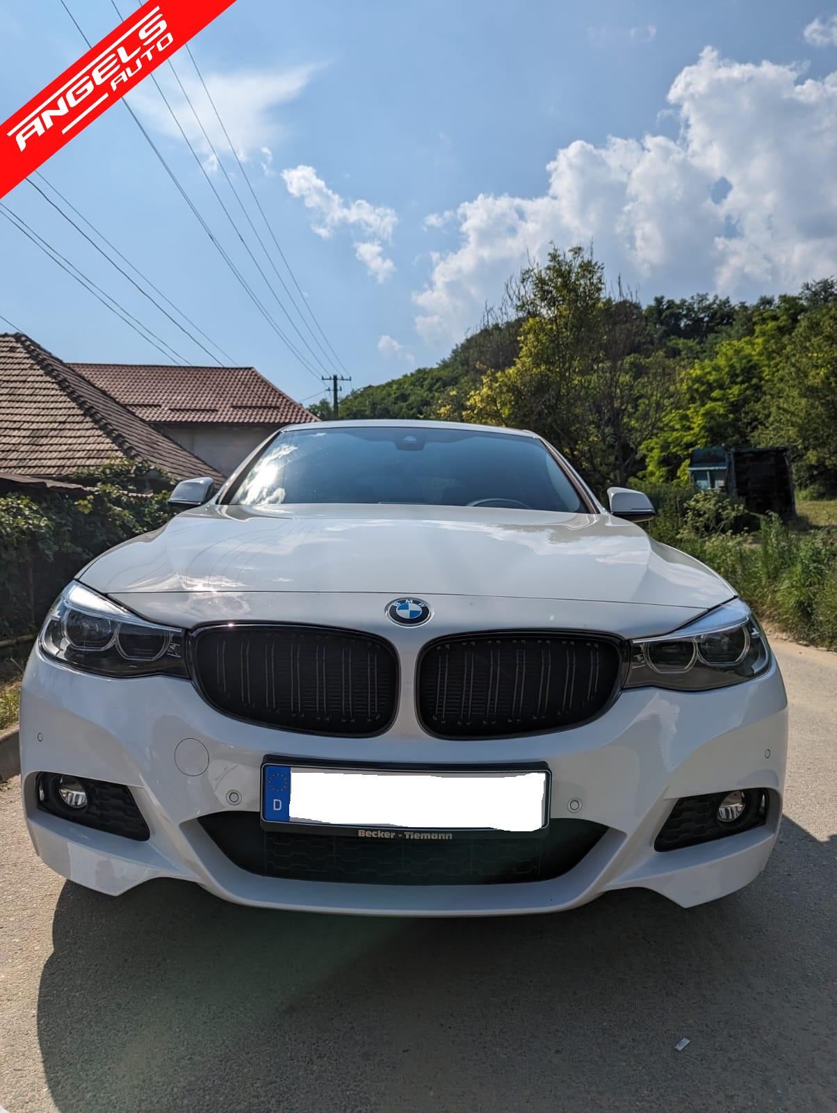 Grile Centrale Duble compatibile cu BMW Seria 3 F34 GT (2013-2020) M Look Piano Black - imagine 6