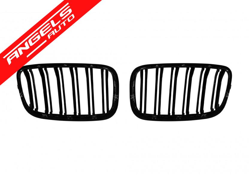 Grile duble compatibile cu BMW X5 E70 2007-2013, X6 E71 2008-2011 - imagine 3