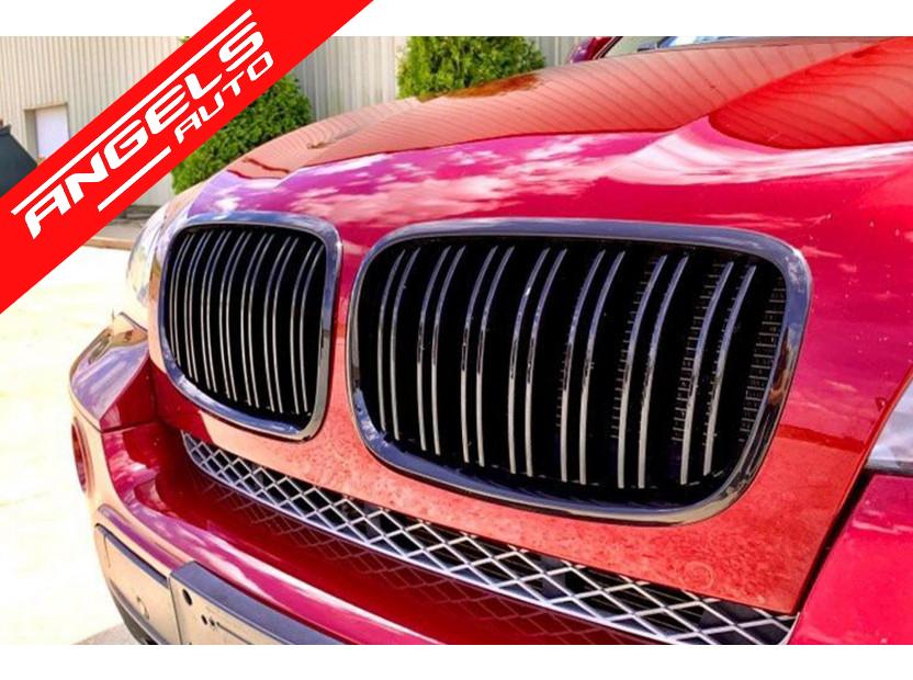 Grile duble compatibile cu BMW X5 E70 2007-2013, X6 E71 2008-2011 - imagine 4