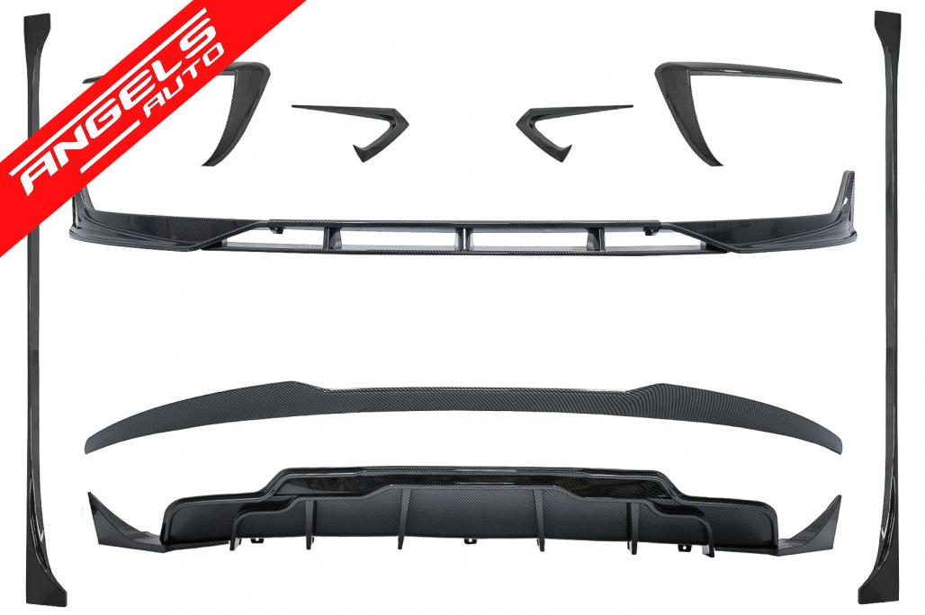 Pachet Exterior Aerodinamic compatibil cu Tesla Model 3 (2017+) Carbon Design