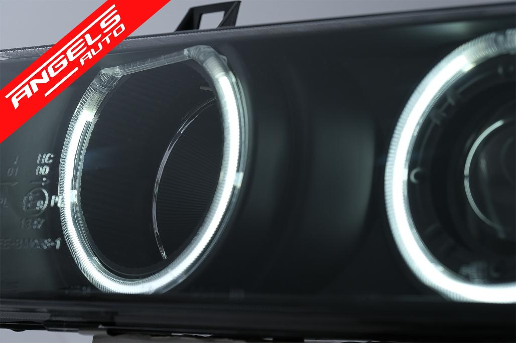 Faruri Angel Eyes compatibile cu BMW E36 Sedan Touring Compact (1990-up) - imagine 3