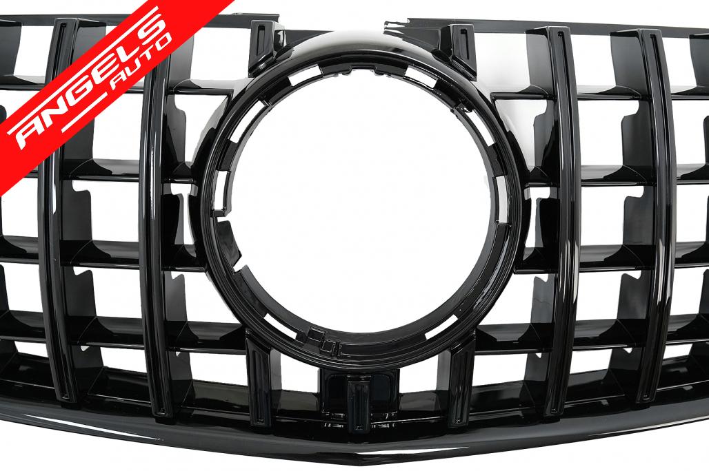 Grila compatibila cu Mercedes V-Class W447 (2014-03.2019)GT R Panamericana Look Black - imagine 4