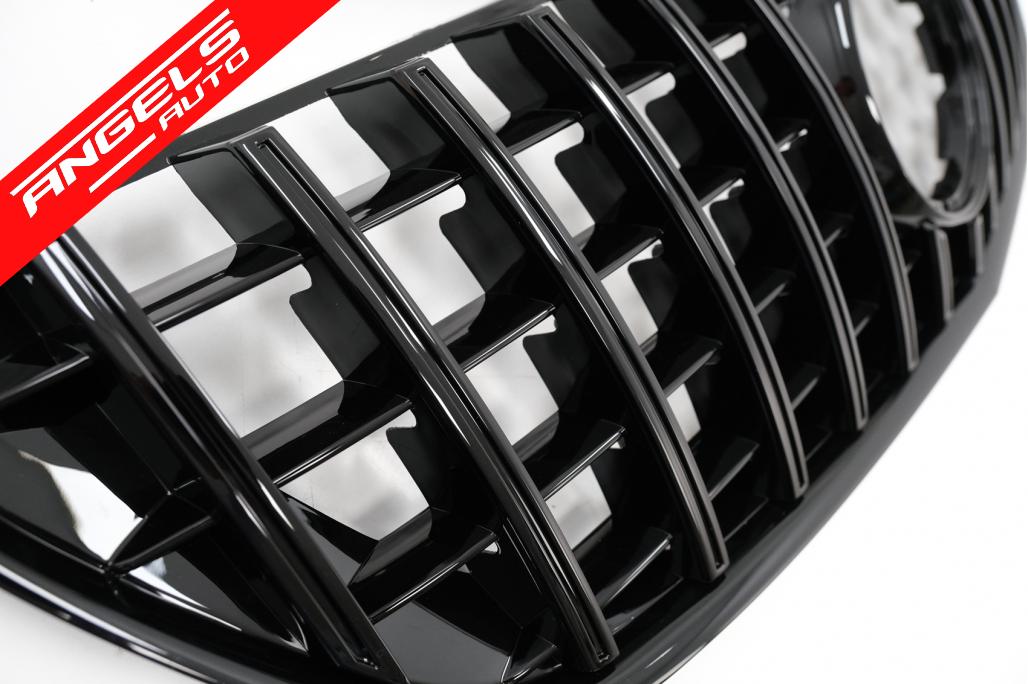 Grila compatibila cu Mercedes V-Class W447 (2014-03.2019)GT R Panamericana Look Black - imagine 5