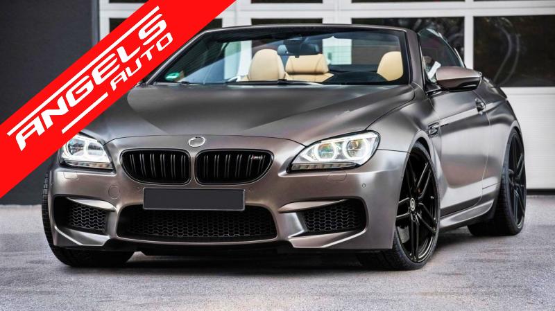 Grile Duble compatibile cu BMW Seria 6 F06 F12 F13 (2012-2018) M6 Look Piano Black - imagine 6