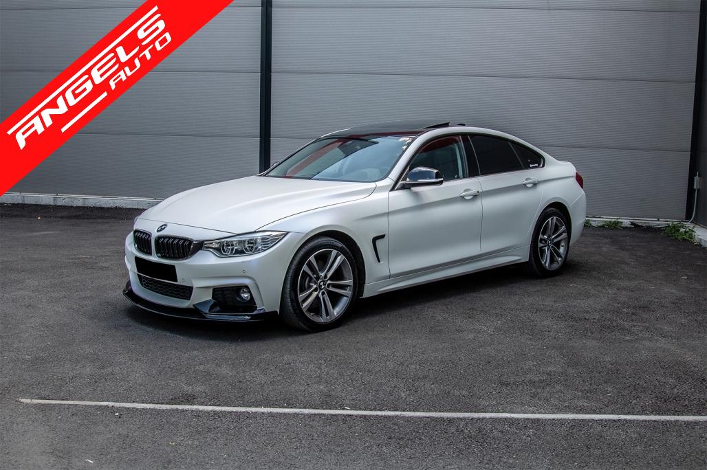 Grile Duble compatibile cu BMW Seria 4 F32 F33 F36 (2013-03.2019) M Look Piano Black - imagine 6