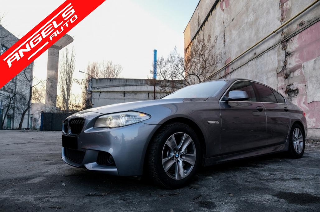 Pachet Exterior compatibil cu BMW F10 Seria 5 (2011-2014) M-Technik Look - imagine 6