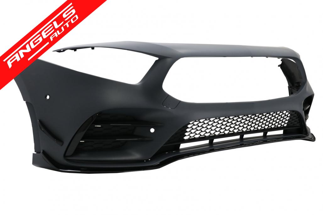 Pachet Exterior Complet compatibil cu Mercedes A-Class W177 5 Usi (2018+) A35 Design - imagine 2