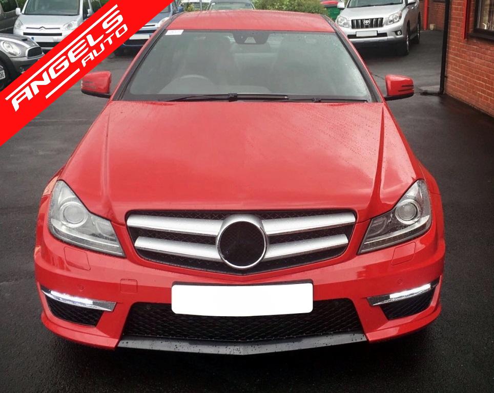 Pachet Exterior compatibil cu Mercedes C-Class C204 Coupe (2011-2015) C63 Look - imagine 6