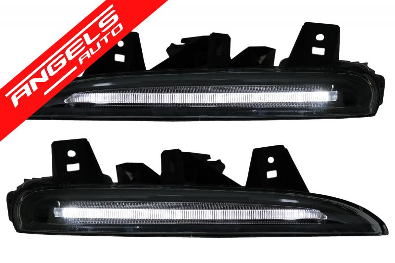 DRL Full LED Bara Fata compatibil cu Porsche CAYMAN 981C BOXSTER (2013-up) GT4 Look