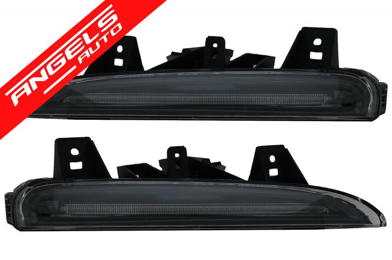 DRL Full LED Bara Fata compatibil cu Porsche CAYMAN 981C BOXSTER (2013-up) GT4 Look - imagine 5